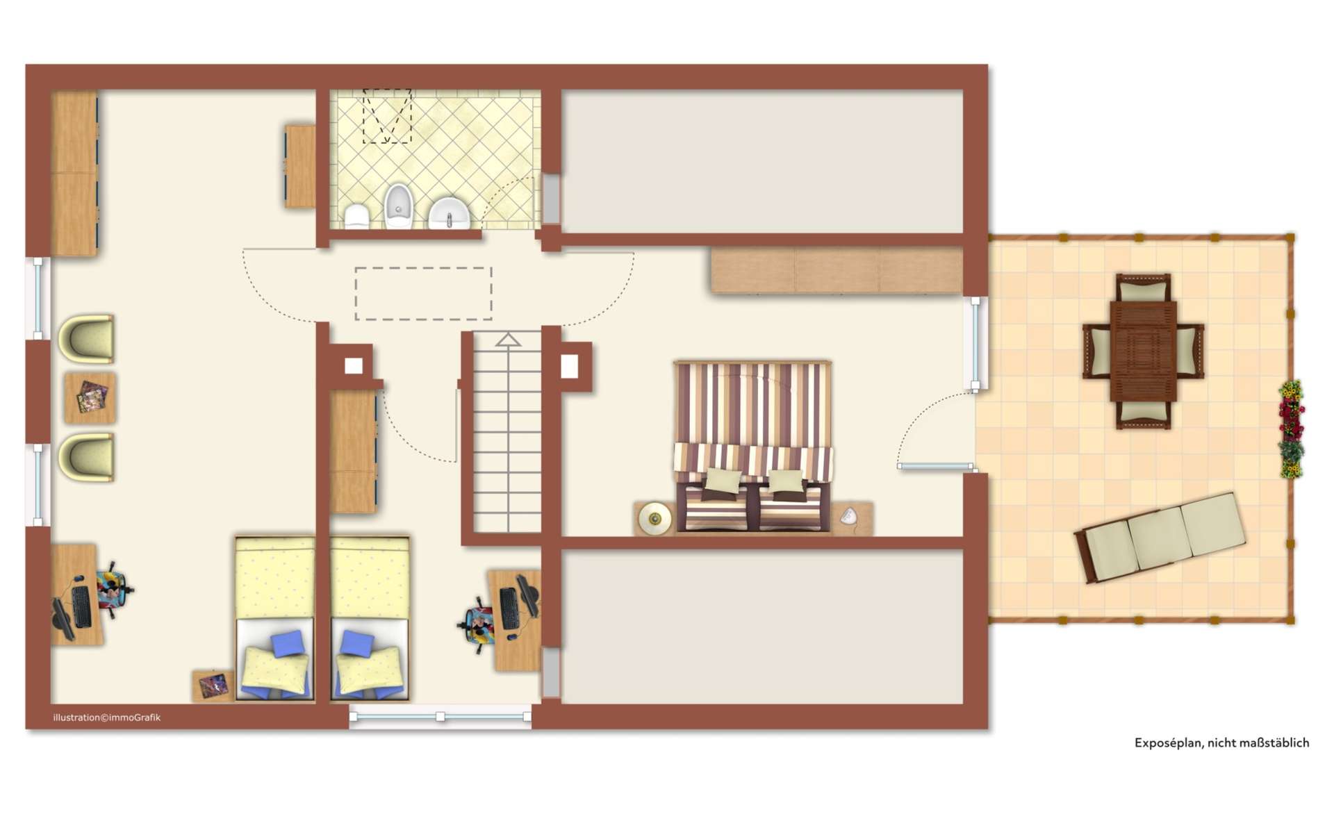 Haus mit Dachterrasse und Garten in Dorfrandlage! in Osterhofen