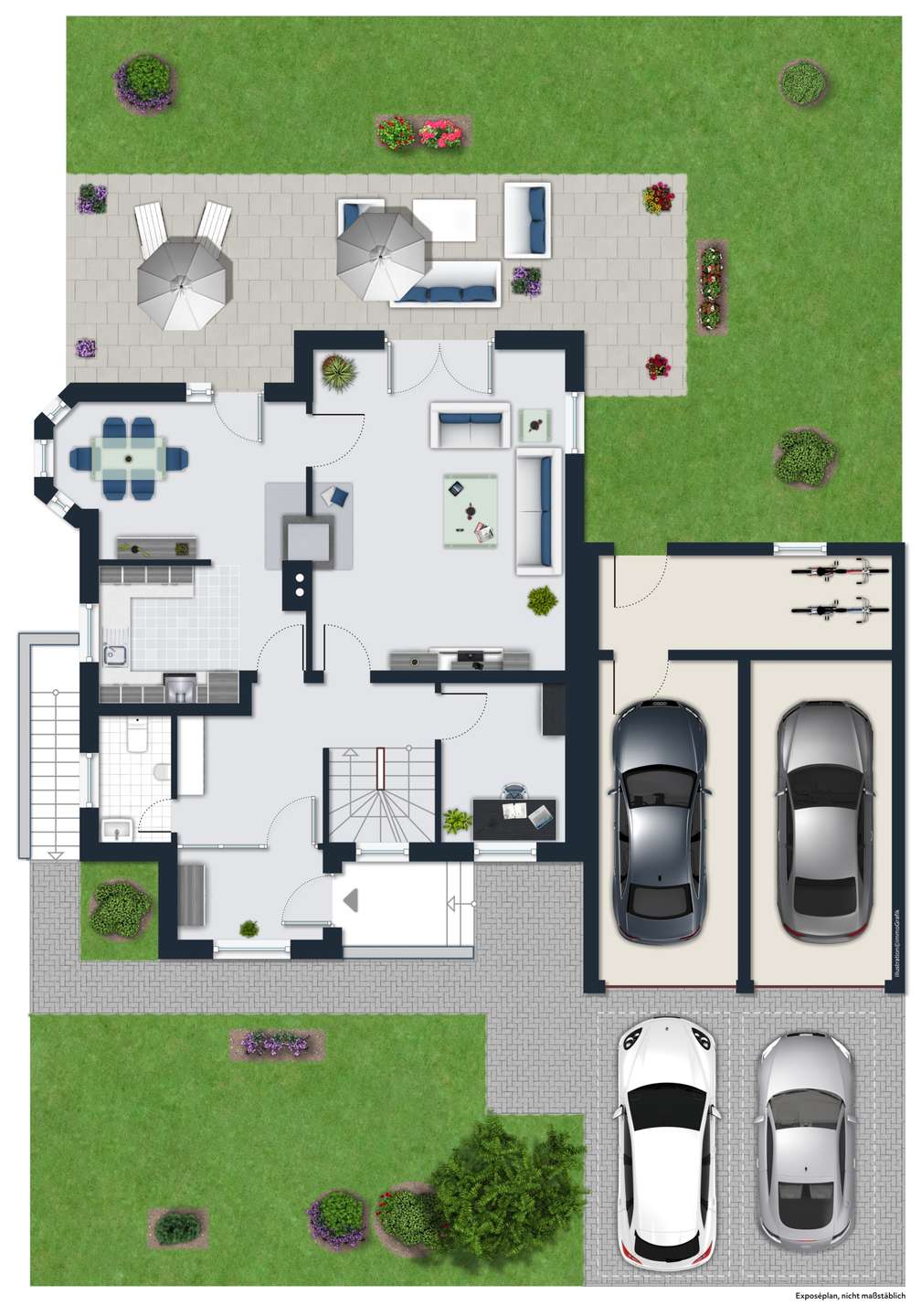 Wow! Familienhaus mit uneinsehbarem Traumgarten! in Essenbach