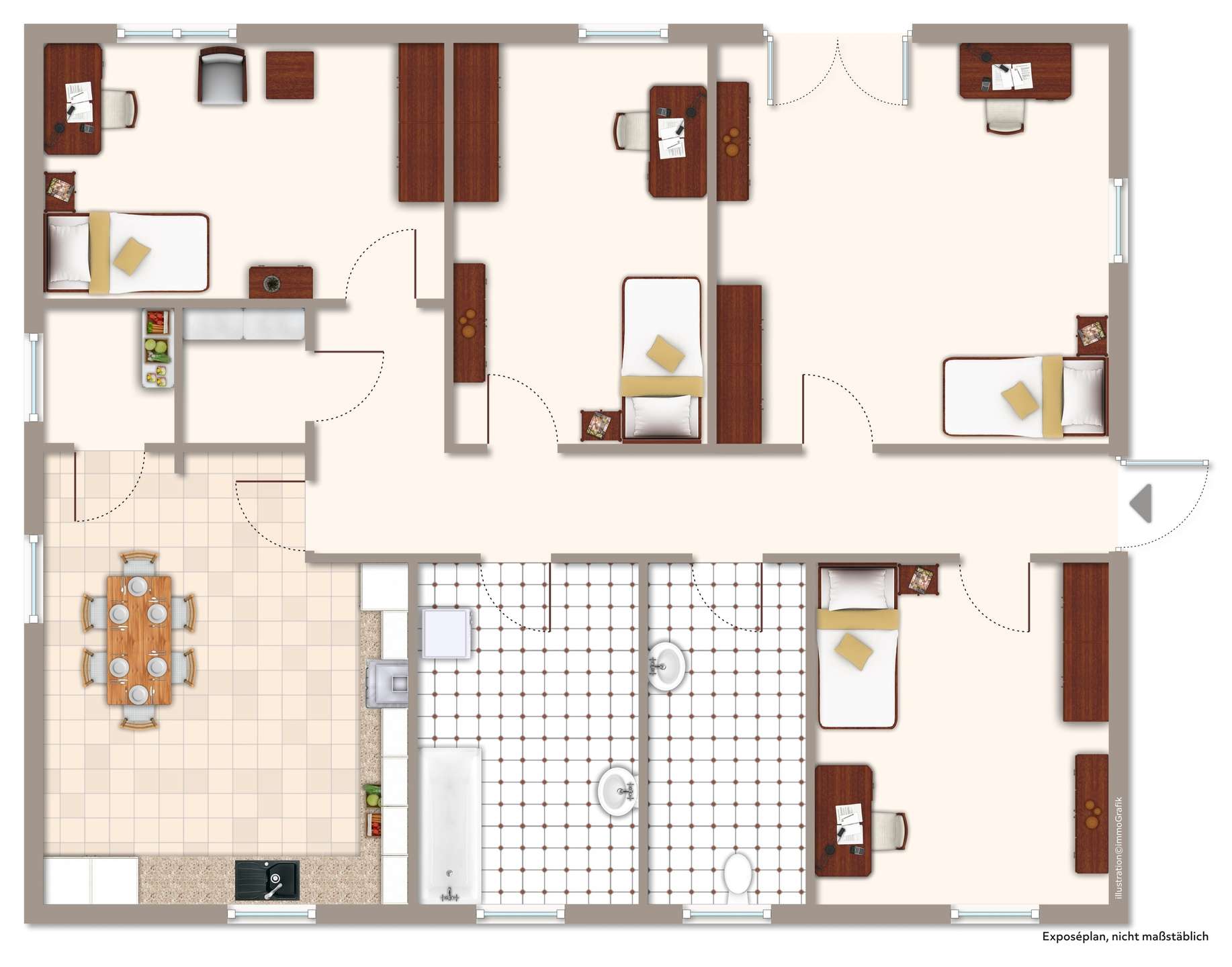 5,44 % Bruttomietrendite! Mehrfamilienhaus in der Innstadt. Vermietet als Studenten-WG! in Passau
