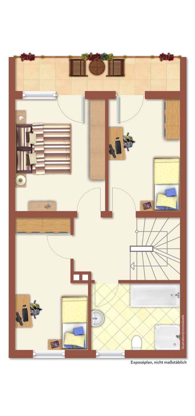 Geräumiges Reihenmittelhaus mit Garage und Garten - nur 298.000 EUR! in Pocking